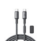 JOYROOM S-A50 C C cable USB USB 2.0 1,2 m USB C 0,48 Gbit/s 60 W Gris